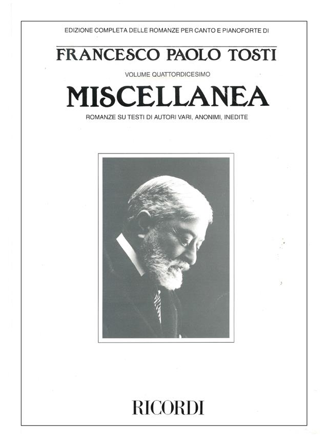 Miscellanea - Critical Edition, Softcover - pro zpěv a klavír